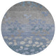Machine Washable Indoor/Outdoor Chantille ACN1900 Denim 8' x 8' Round Rug
