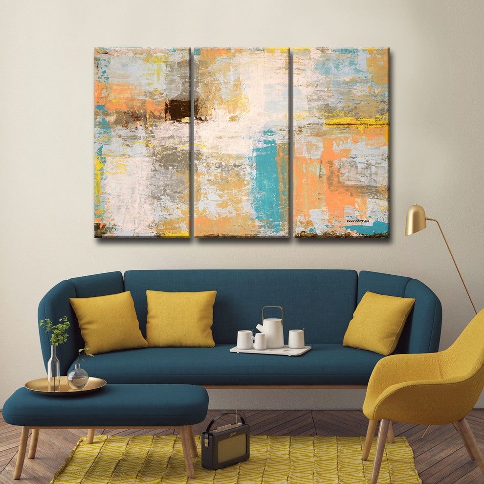 Ready2HangArt 3 Piece Wall Art Set 'Promise Me' by Norman Wyatt, 24"x36"