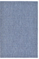 Unique Loom Blue Solid Outdoor 6' 0 x 9' 0 Area Rug