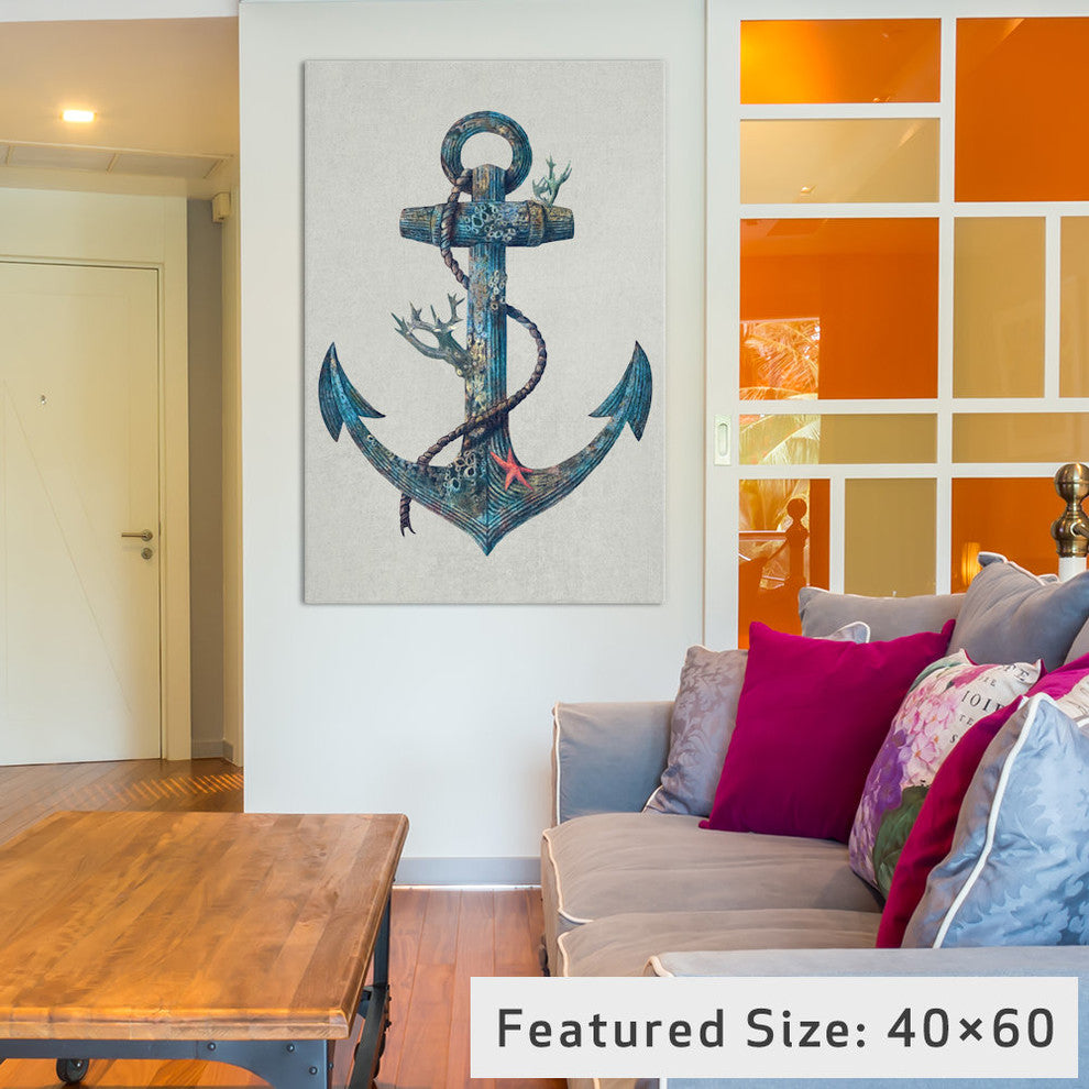 "Lost at Sea #1 Gallery" by Terry Fan, 26x18x1.5"