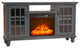 Eagle Furniture, 65" Electric Fireplace TV Console, European Cherry