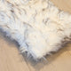 Belton Faux Fur Pillows, Set of 2, Gradient Gray, 12"x20"