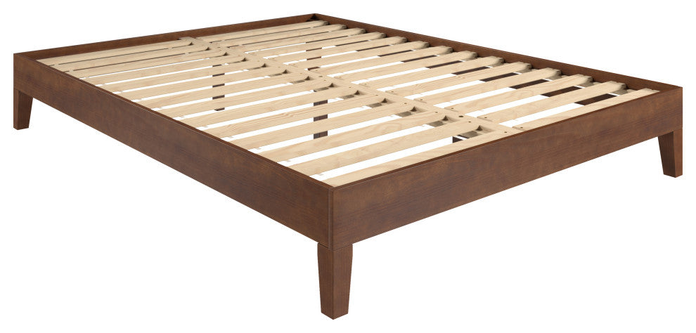 Nix Queen Platform Bed, Natural