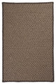 Natural Wool Houndstooth Rug, Caramel, 2'x6'