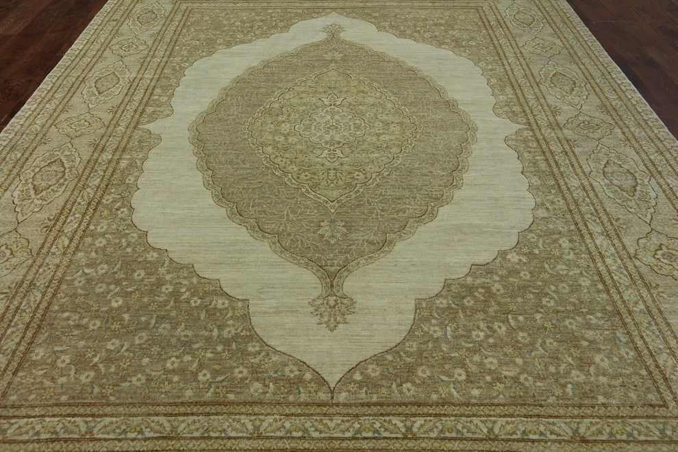 Oriental Tabriz 8'x10' Handmade Area Rug, W2524
