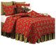 Holly Red King Quilt by April Cornell