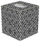 TB2687-Berkely Black Tissue Box Cover
