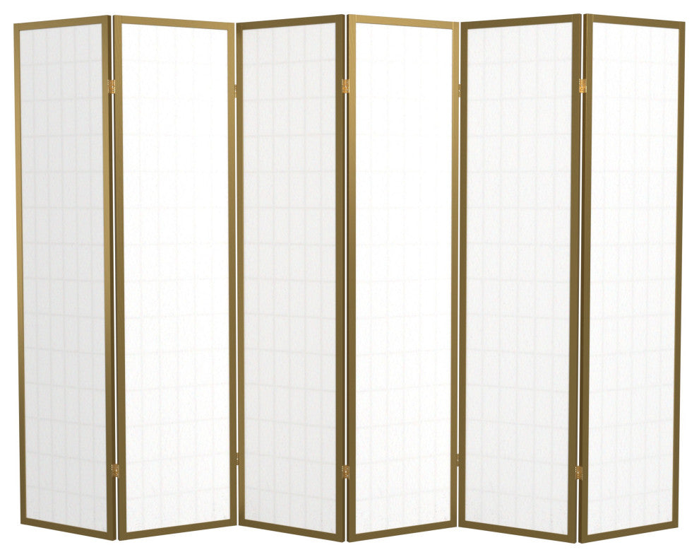 6' Tall Window Pane, Special Edition, Gold, 6 Panels