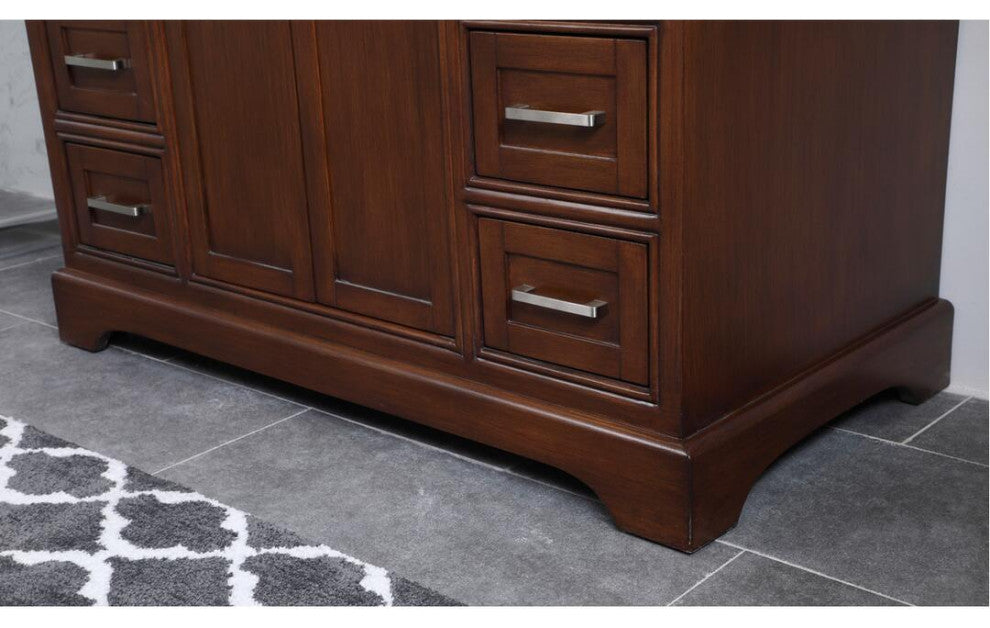 42" Single Bathroom Vanity Set, Teak