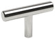 Cosmas 404CH Polished Chrome Slim Line Euro Style Cabinet T-Knob, Set of 10