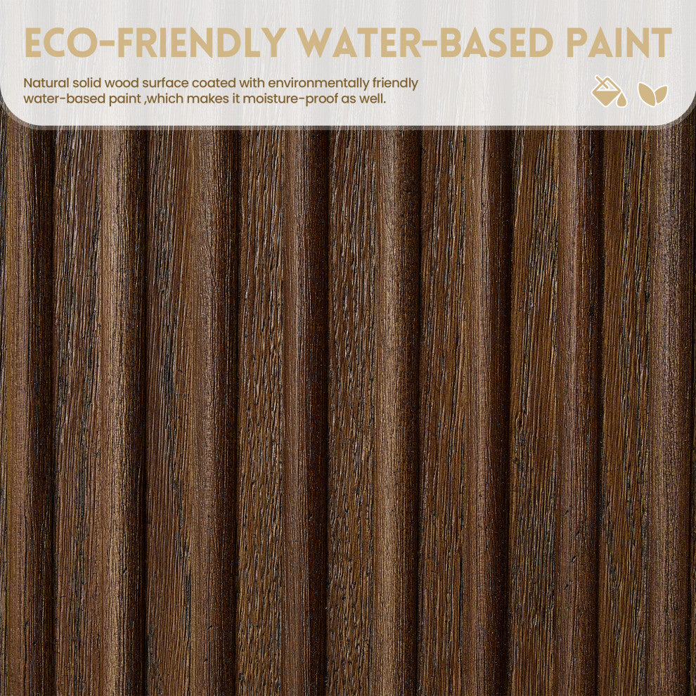 Mumbai Bath Vanity with Ceramic Basin Top without Mirror, Dark Brown Oak, 24", Single Vanity