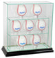 7 Upright Baseball Display Case, Black