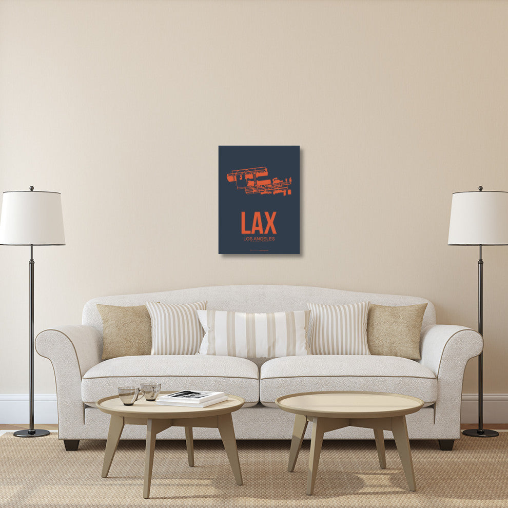 "LAX Los Angeles Poster 3" Fine Art Print