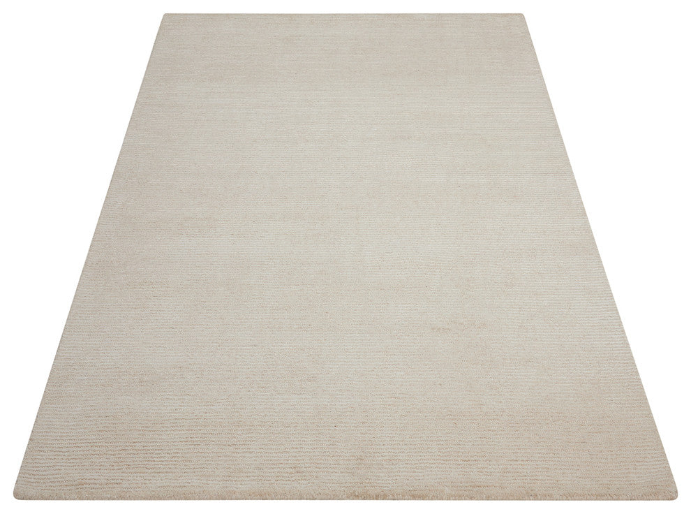 Calvin Klein Ravine Furrow Bone Area Rug By Nourison, 2'3"x7'6"