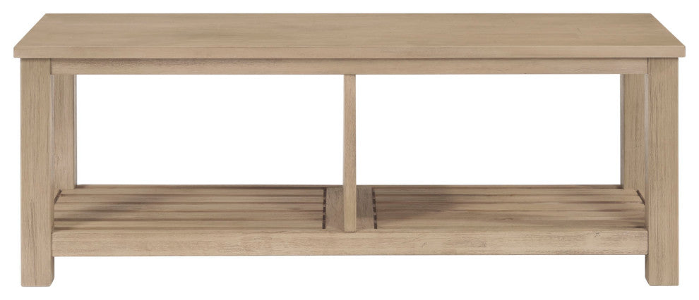 Tiburon KD TV Bench, Drifted Sand