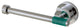 Green Eden 7-1/2 " Toilet Paper Holder With Neoprene Sleeve, Chrome