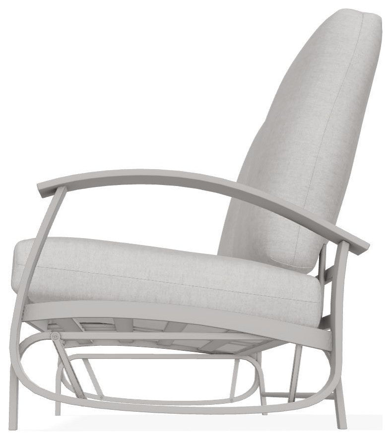 Belle Isle Cushion Deep Seating 2-Seat Glider, Charter Silk/Warm Gray