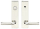 Vienna Lever Tubular Entry, Single Cylinder, RH, Polished/Satin Stainless Steel