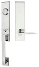 Toronto Lever, Tubular Dummy Handleset, Left Hand, Polished Stainless Steel