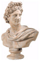 Benzara BM150696 Antiquely Composed Placidia Bust Statue