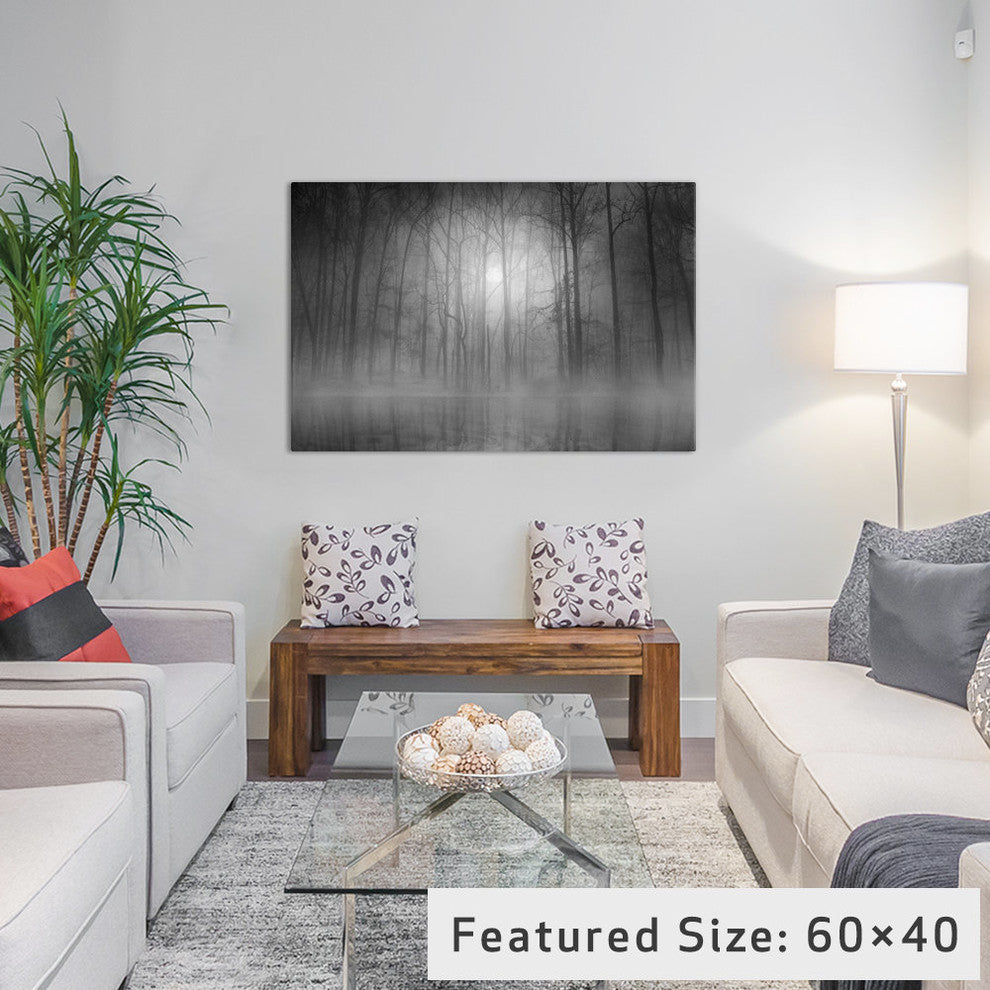 "Morning Mist" by Beth Lutz, 40x26x1.5