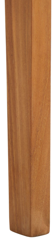 Safavieh Indoor-Outdoor Anna Solid Teak Chair, Set of 2, Natural