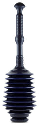 Master Plunger MP100-1 Bellows Heavy-Duty Bowl and Sink Plunger, Dark Blue