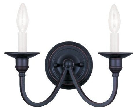 Livex Lighting 2 Light Olde Bronze Wall Sconce - 5142-67