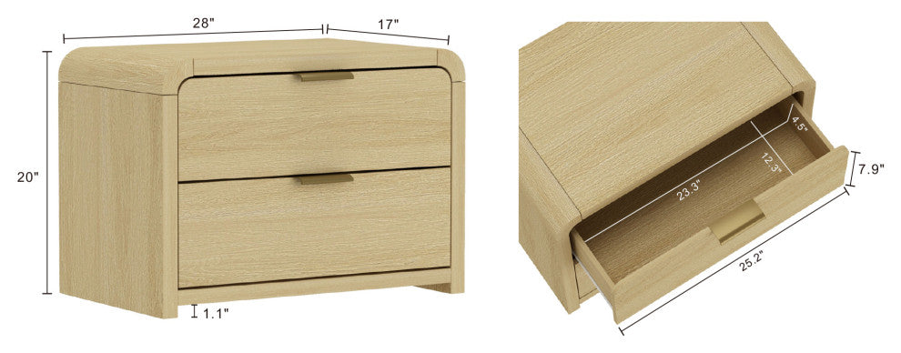 Manhattan Comfort Grace Nightstand