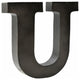 Metal Letter on Raw Metal Finish, 12"