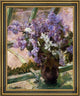 Mary Cassatt Lilacs in a Window Framed Premium Canvas Print, 16"x20"