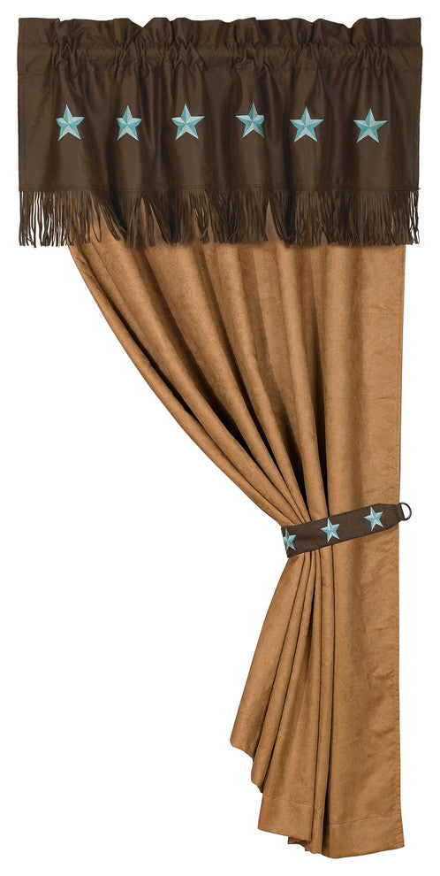 Embroidered Star Curtain