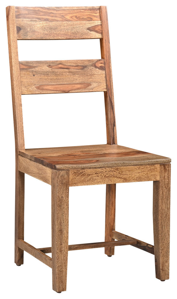 Damian 7-piece Live Edge Solid Wood Dining Set, Brown