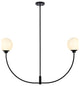 Living District Nyomi 42" Chandelier in Black