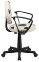 Soccer Task Chair, Black, White