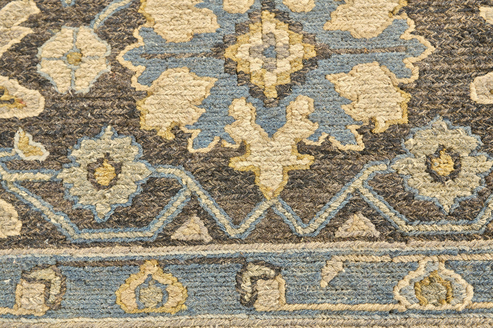 Weave & Wander Albemarle Rug, Smoke/Gray, 2'x3'