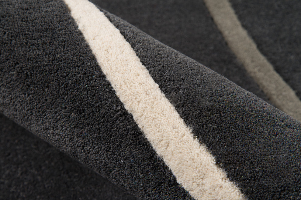 Delhi DL-22 Hand Tufted Charcoal Area Rug 8'x10'