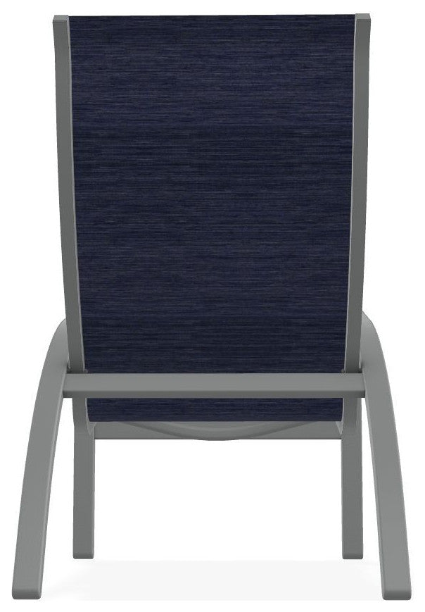 Kendall Sling Stackable Outdoor Lounge Chair, Collect Indigo/Graphite