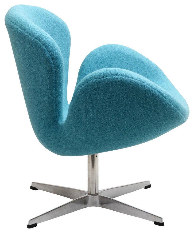 Modern Contemporary Living Room Lounge Chair Blue