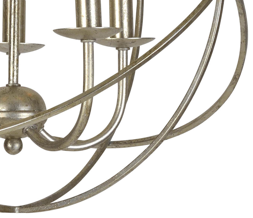 Elight 5 Light Silver Mini Chandelier