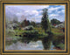 John Joseph Enneking Summer on the Lake Framed Premium Canvas Print, 18"x24"