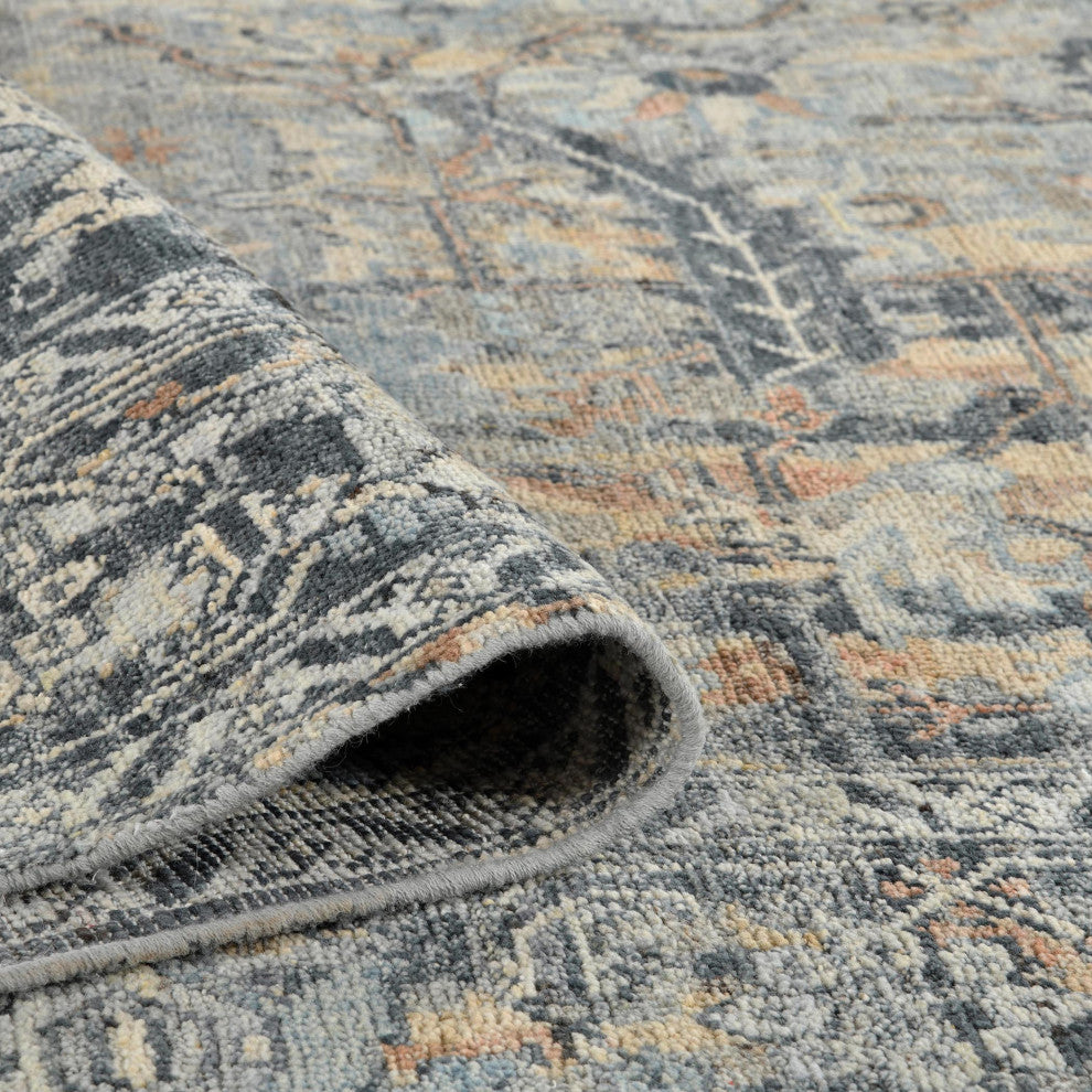 Craft Amerson Area Rug, Blue, 10' x 14', Bordered