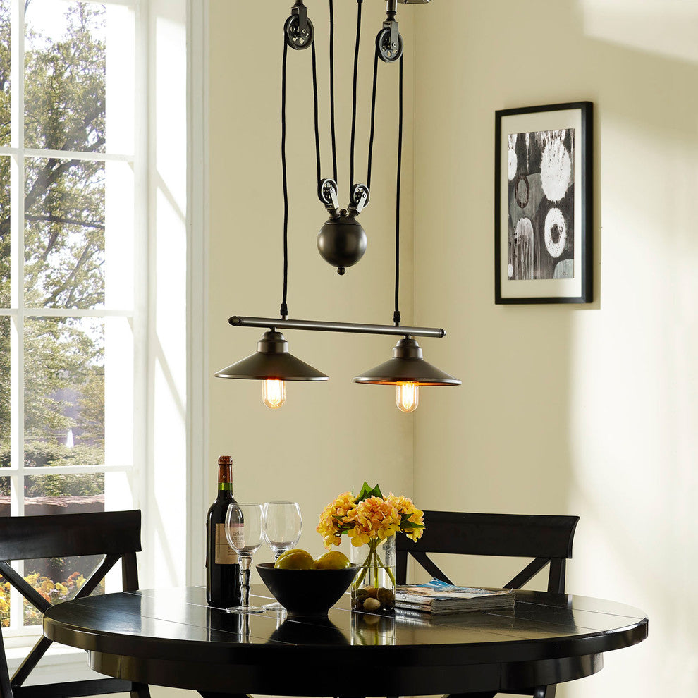 Modern Urban Contemporary Ceiling Fixture, Silver Steel