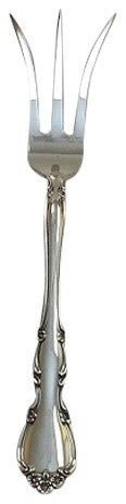 Gorham Sterling Silver Rose Tiara Lemon Fork