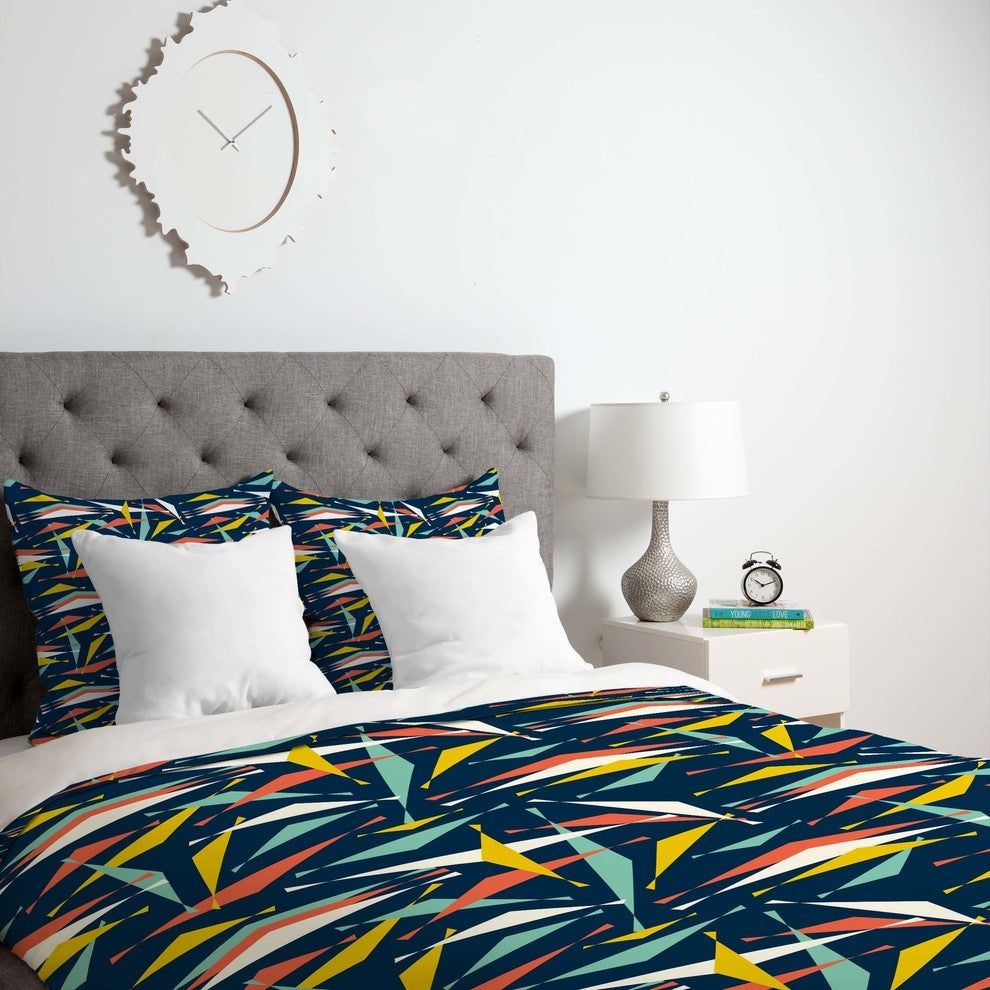 Deny Designs Heather Dutton Swizzlestick Party Girl Duvet Cover - Lightweight