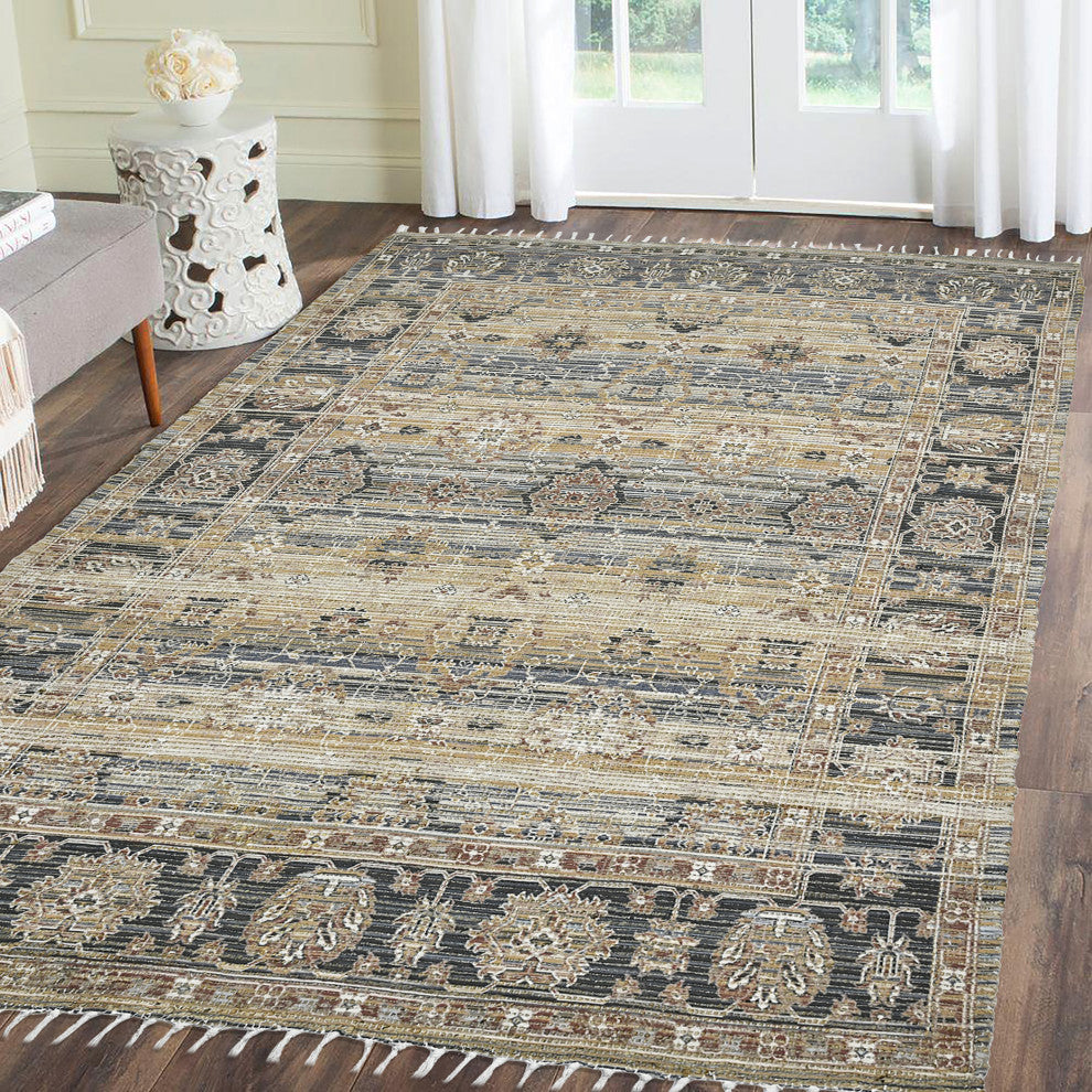 Prairie Hays Area Rug, Blue, 8' x 10', Oriental