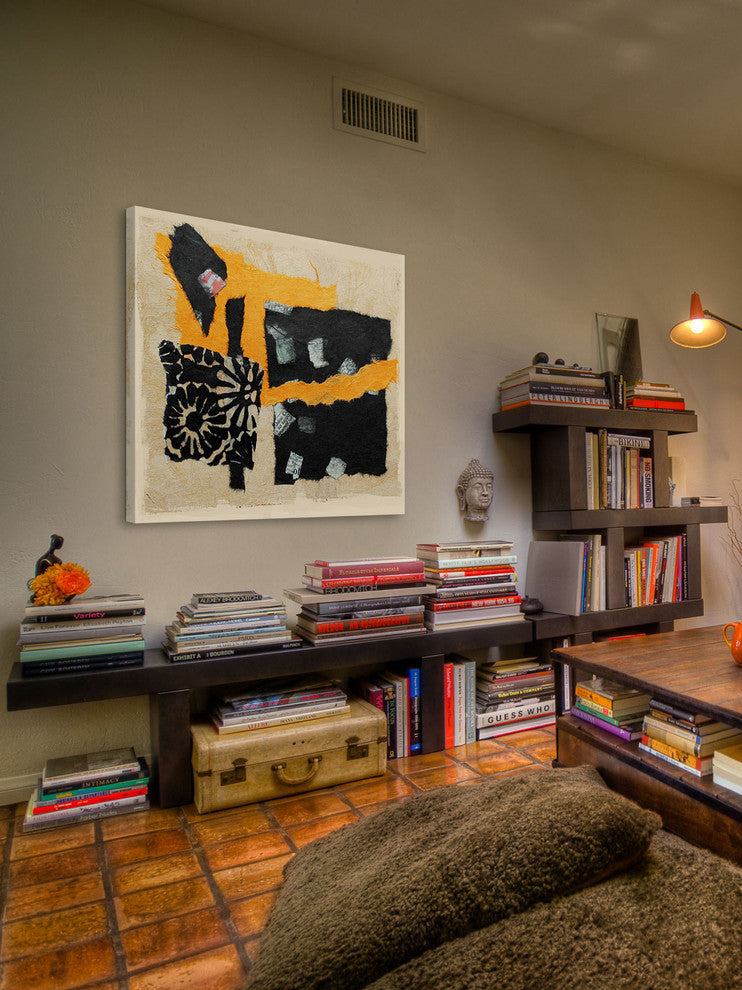"Touch of Modern III" Painting Print on Canvas by Irena Orlov