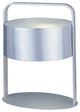 Percussion 13"H 1-Light Table Lamp Light Fixture Polished Chrome Finish by ET2