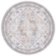 Safavieh Tucson TSN102 Rug Machine-Washable, Beige/Grey, 9' Round
