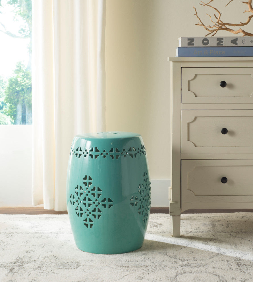 Safavieh Quatrefoil Garden Stool